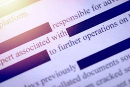 redacted paperwork photo