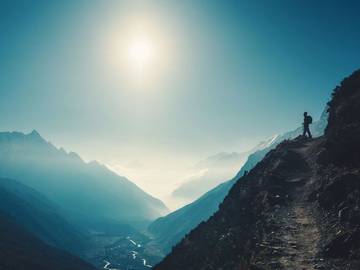 purview or preview mountain range photo