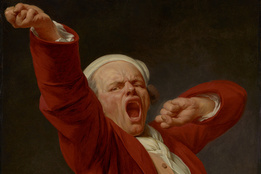 ducreux self portrait yawning