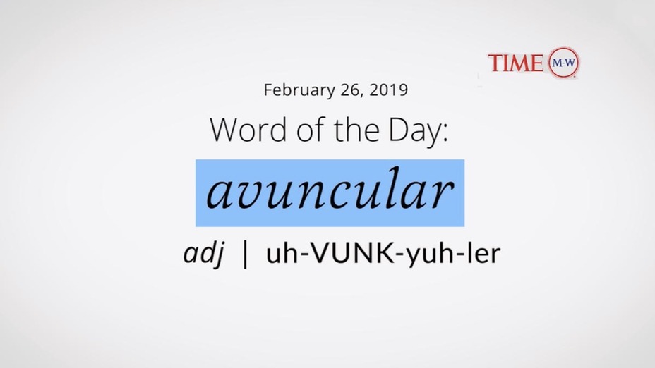 avuncular-time-wotd
