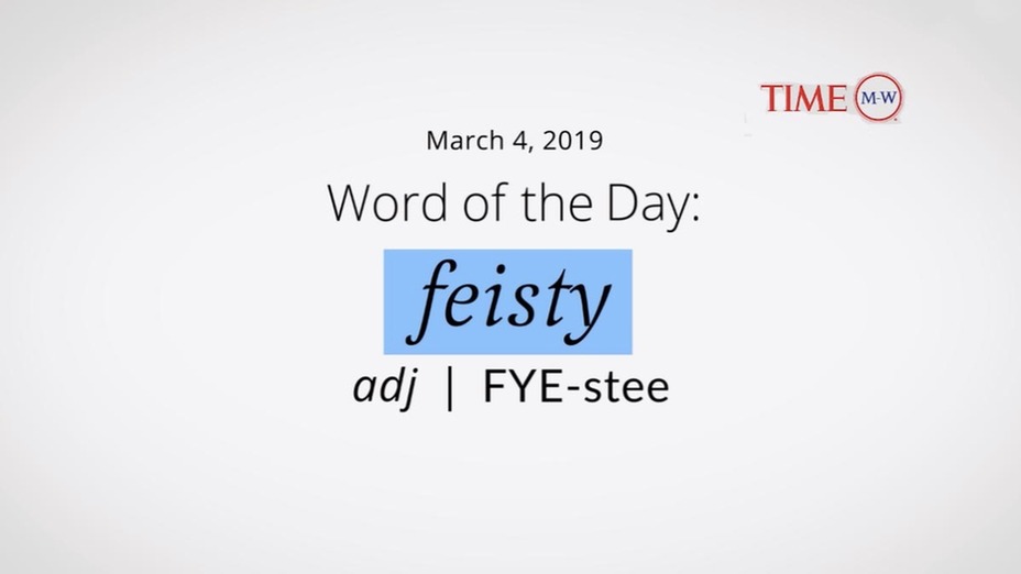 feisty word of the day video