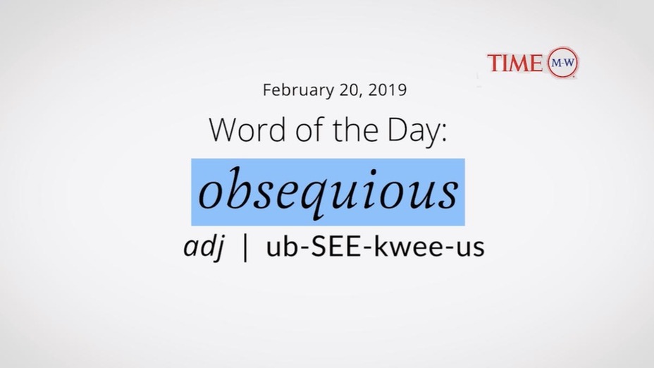 obsequious-word-of-the-day