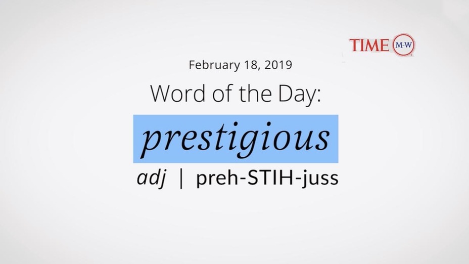 prestigious-time-wotd