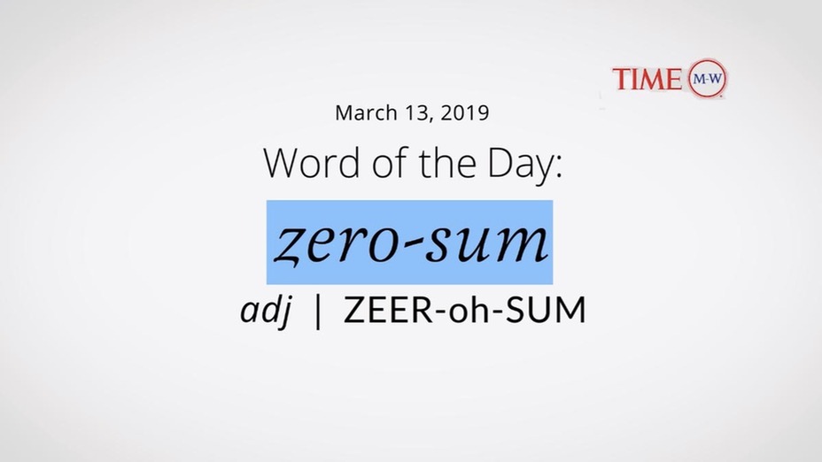 zero-sum-word-of-the-day