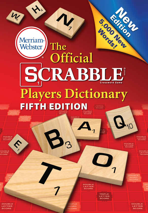 the official scrabble players dictionary, fifth edition book cover