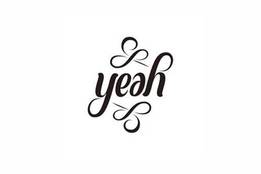 ambigram of the word yeah