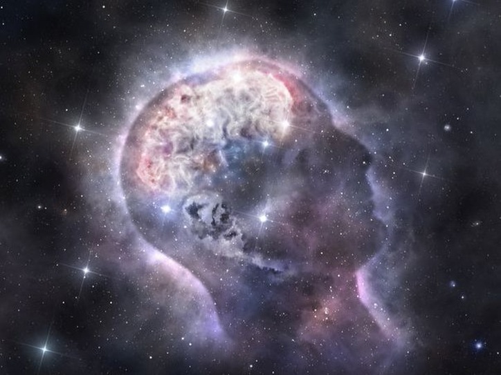galaxy brain words for thought and thinking merriam webster another phrase for above and beyond