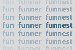 fun funner funnest