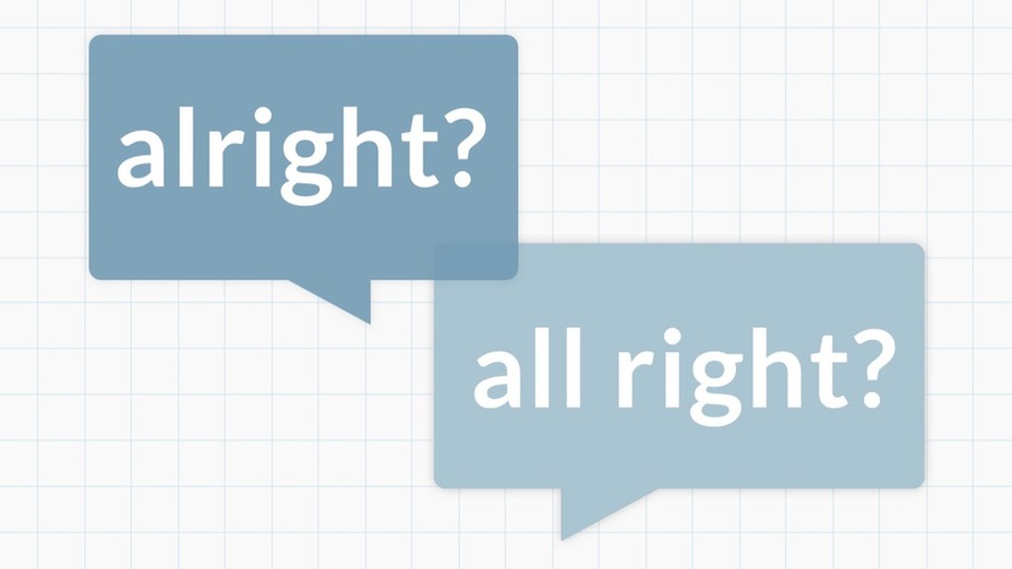 Alright Vs All Right Merriam Webster Play Alright Allright