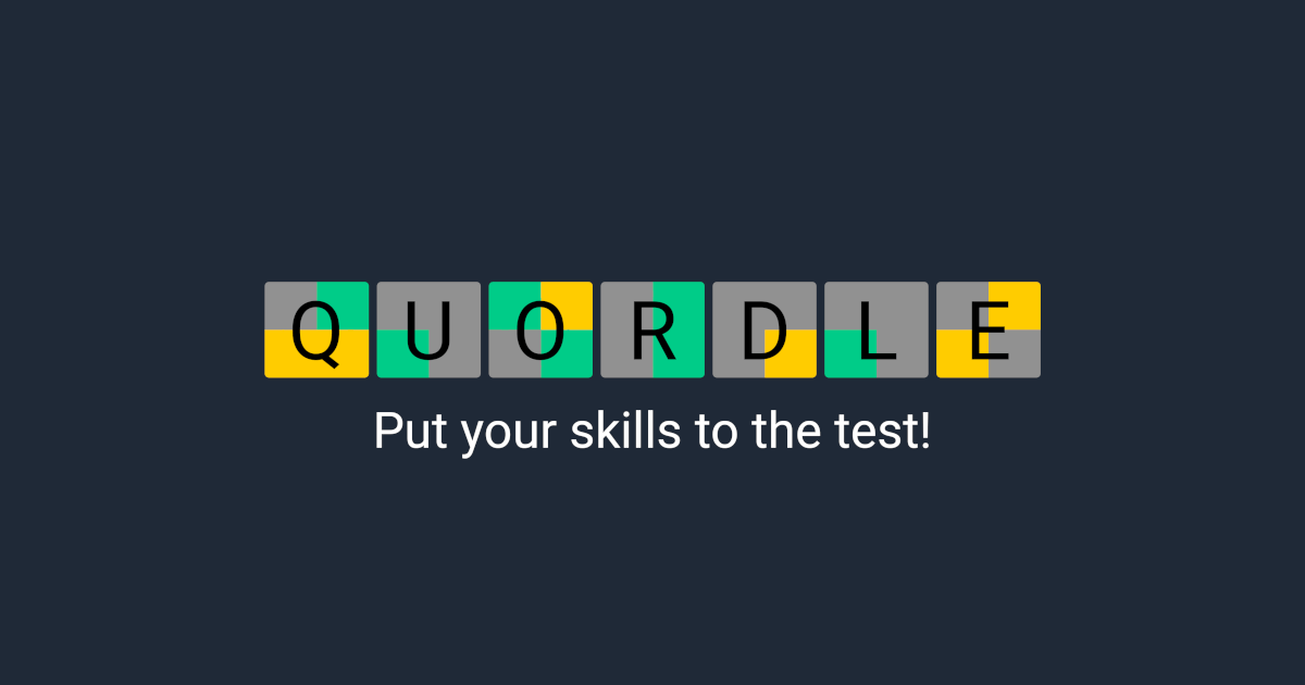 Quordle Wordle  Play Quordle Game